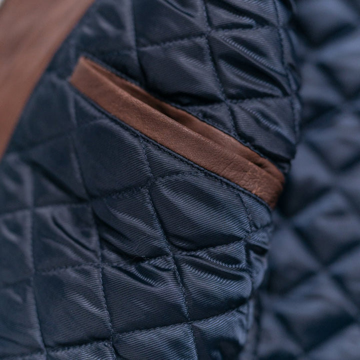 Highlands Quilted Leather Vest - Rare Leather