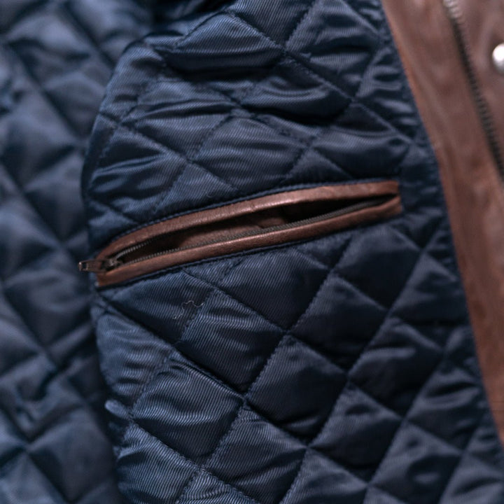 Highlands Quilted Leather Vest - Rare Leather