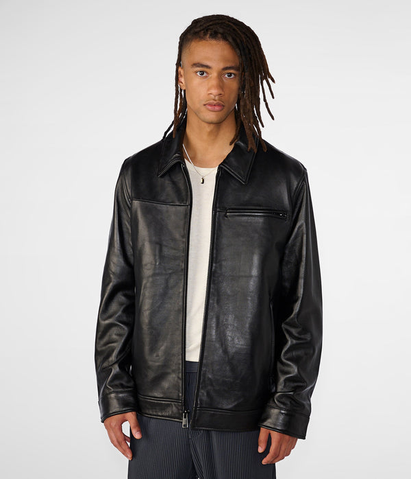 Hunter Shirt Collar Jacket With Thinsulate - Rare Leather
