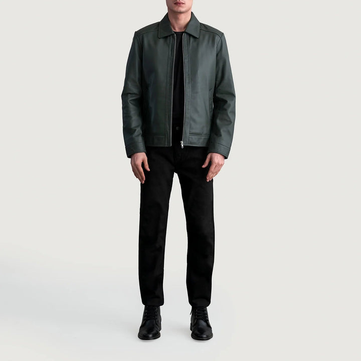 Inferno Green Leather Jacket - Rare Leather