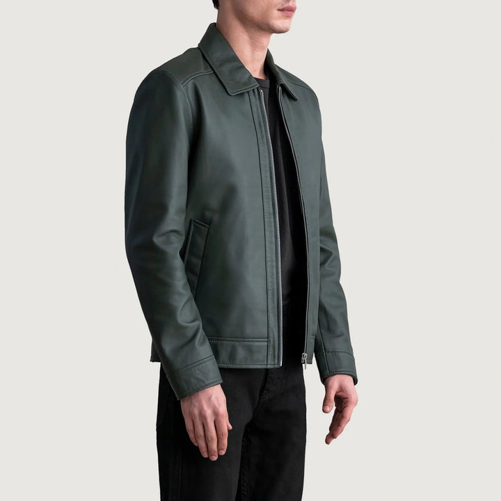 Inferno Green Leather Jacket - Rare Leather