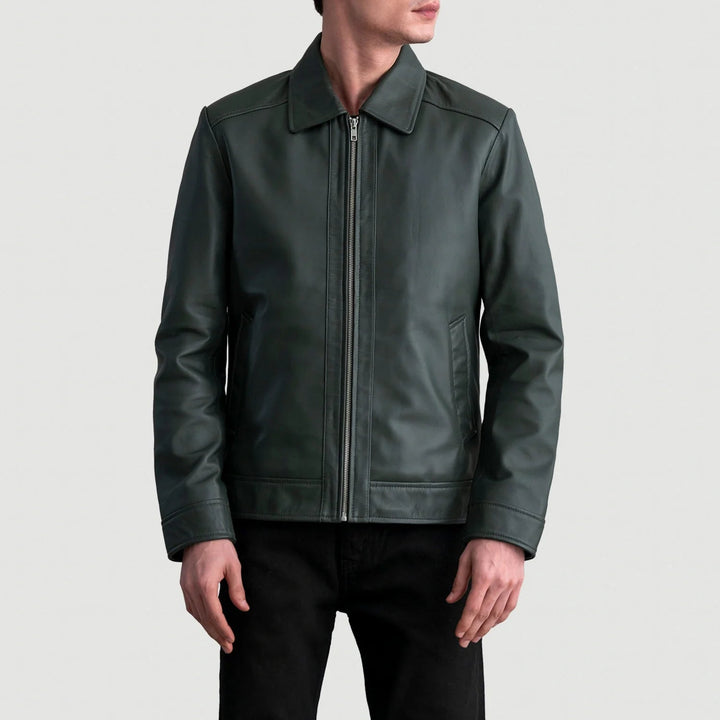 Inferno Green Leather Jacket - Rare Leather
