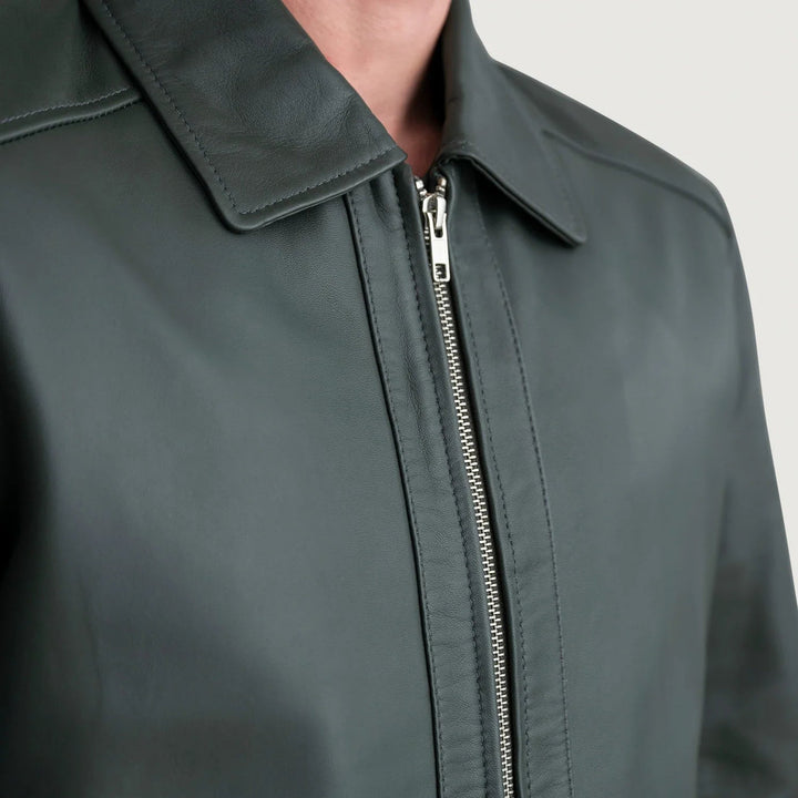 Inferno Green Leather Jacket - Rare Leather