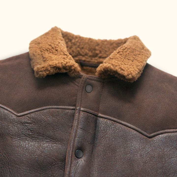 Jackson Shearling Leather Jacket - Rare Leather