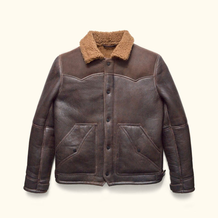 Jackson Shearling Leather Jacket - Rare Leather