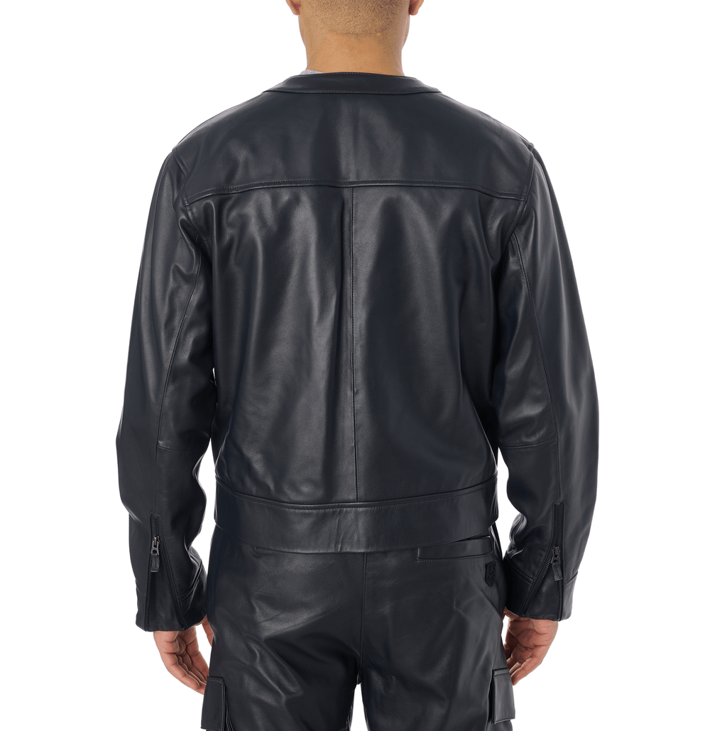 LEATHER CARDIGAN – Premium Outerwear | Rare Leather – Rare Leathers