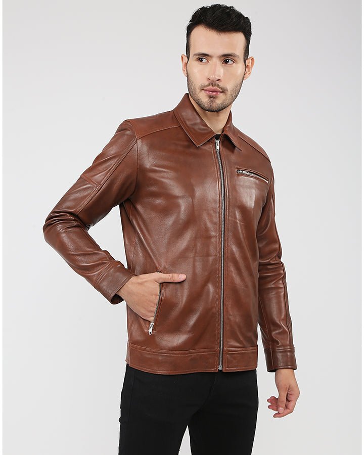 Leroy Brown Racer Leather Jacket - Rare Leather