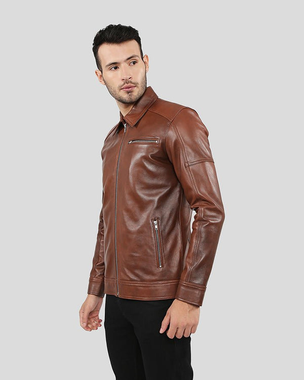 Leroy Brown Racer Leather Jacket - Rare Leather