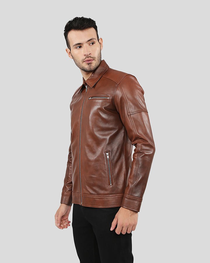 Leroy Brown Racer Leather Jacket - Rare Leather
