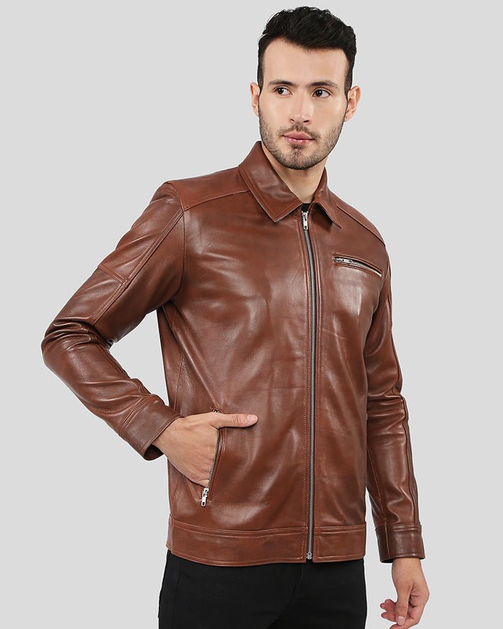 Leroy Brown Racer Leather Jacket - Rare Leather