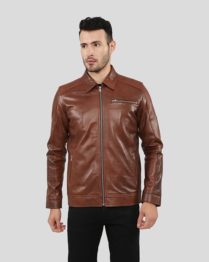 Leroy Brown Racer Leather Jacket - Rare Leather