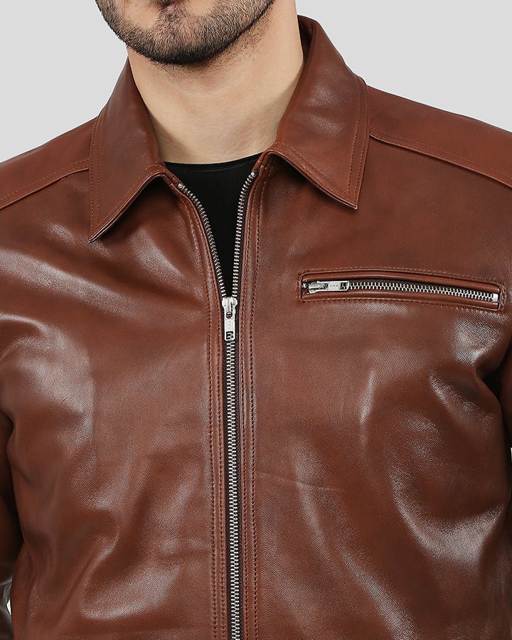 Leroy Brown Racer Leather Jacket - Rare Leather