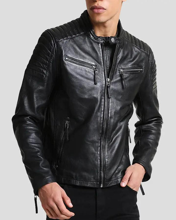 Lester Black Racer Leather Jacket - Rare Leather