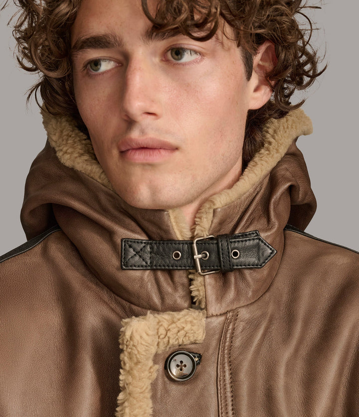 Logan Faux Shearling Coat - Rare Leather