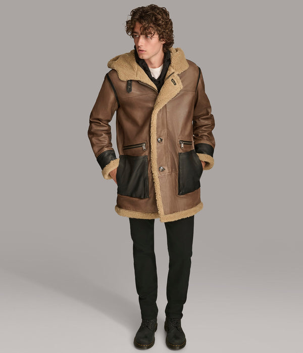 Logan Faux Shearling Coat - Rare Leather