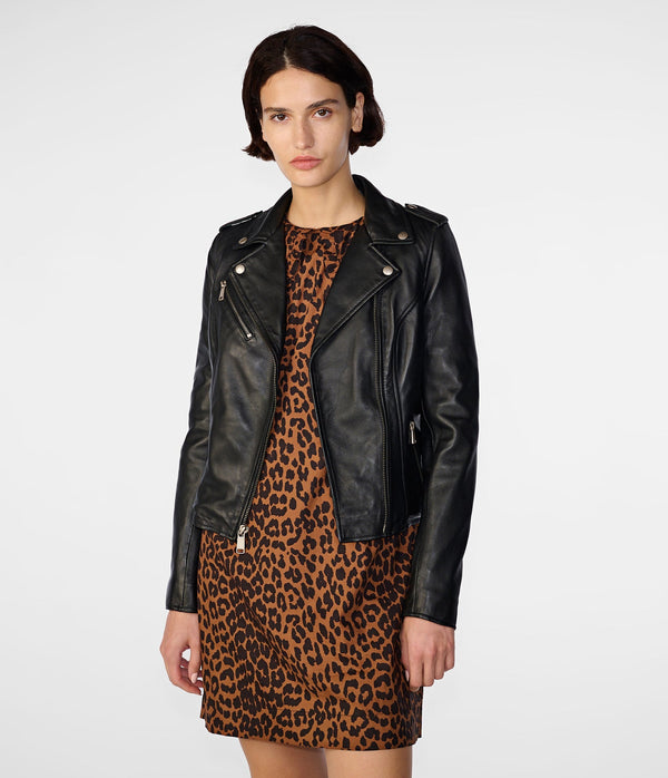 Madeline Asymmetrical Leather Jacket - Rare Leather