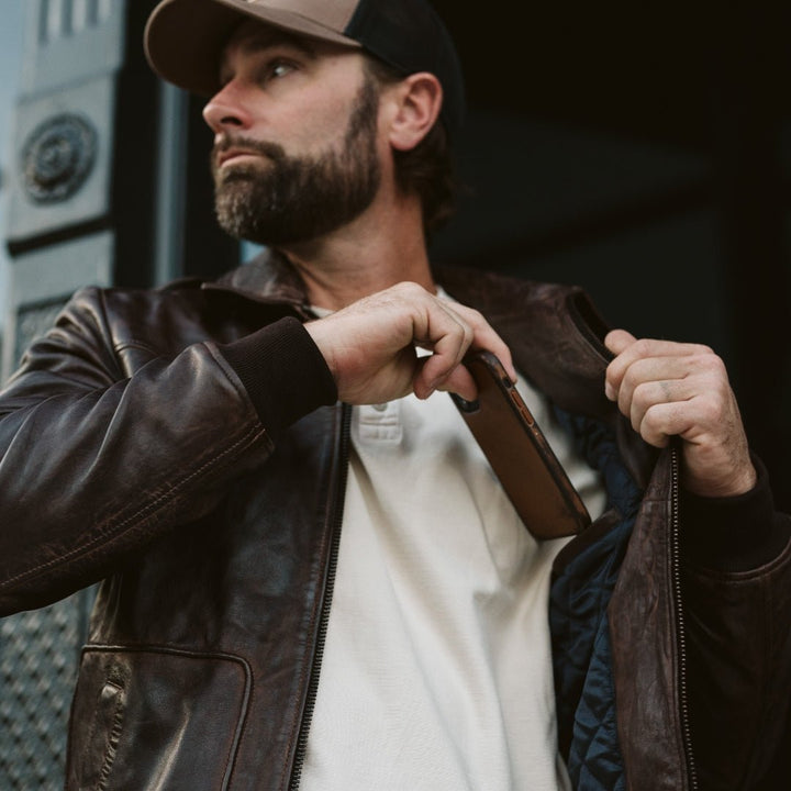 Maverick Leather Bomber Jacket - Rare Leather