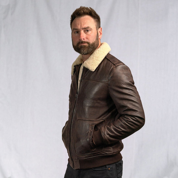 Maverick Leather Bomber Jacket - Rare Leather