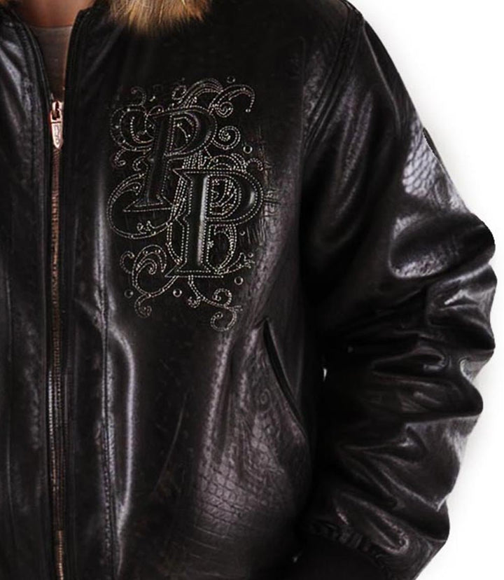 MB Black Leather Jacket with Hood - Rare Leather Order Now !!