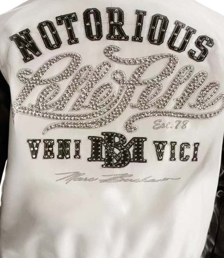 MB Notorious White Leather Jacket - Rare Leather Order Now !!