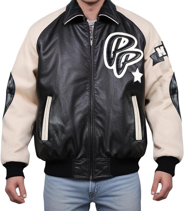 MB Soda Club Black Leather Jacket - Rare Leather Order Now !!