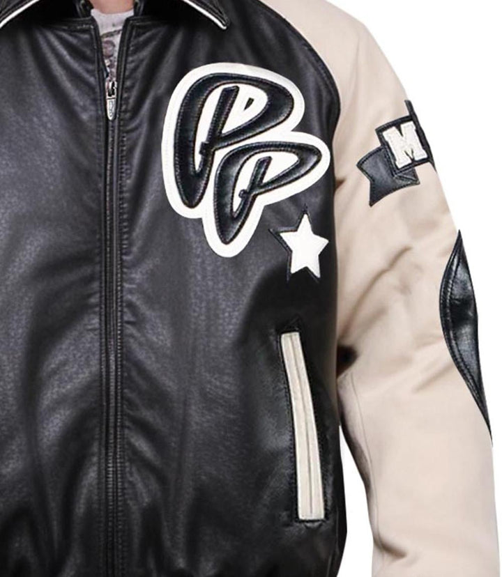 MB Soda Club Black Leather Jacket - Rare Leather Order Now !!