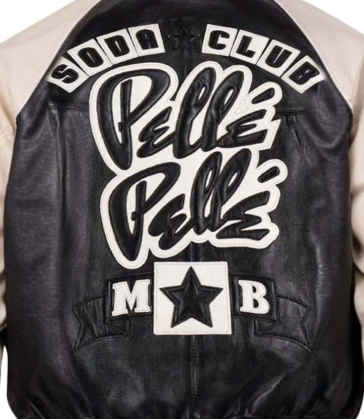 MB Soda Club Black Leather Jacket - Rare Leather Order Now !!
