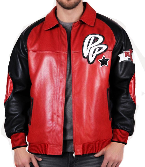 MB Soda Club Red Leather Jacket - Rare Leather Order Now !!