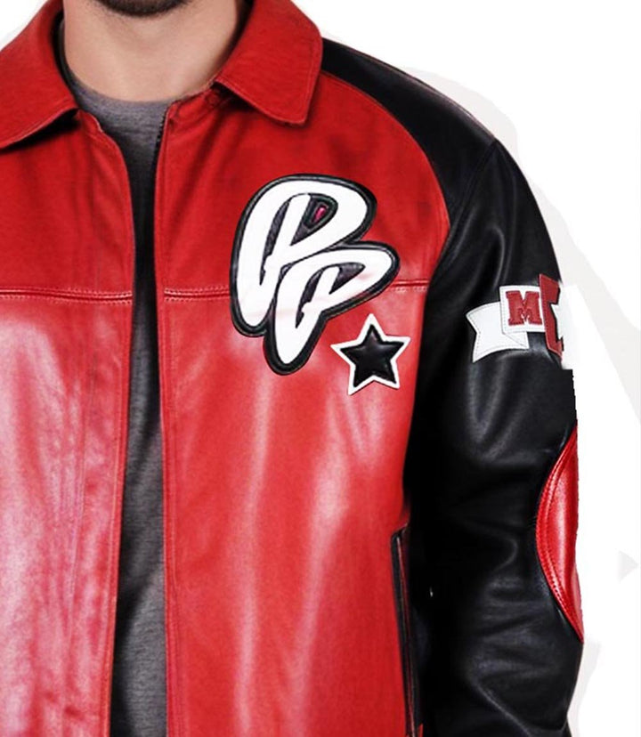 MB Soda Club Red Leather Jacket - Rare Leather Order Now !!