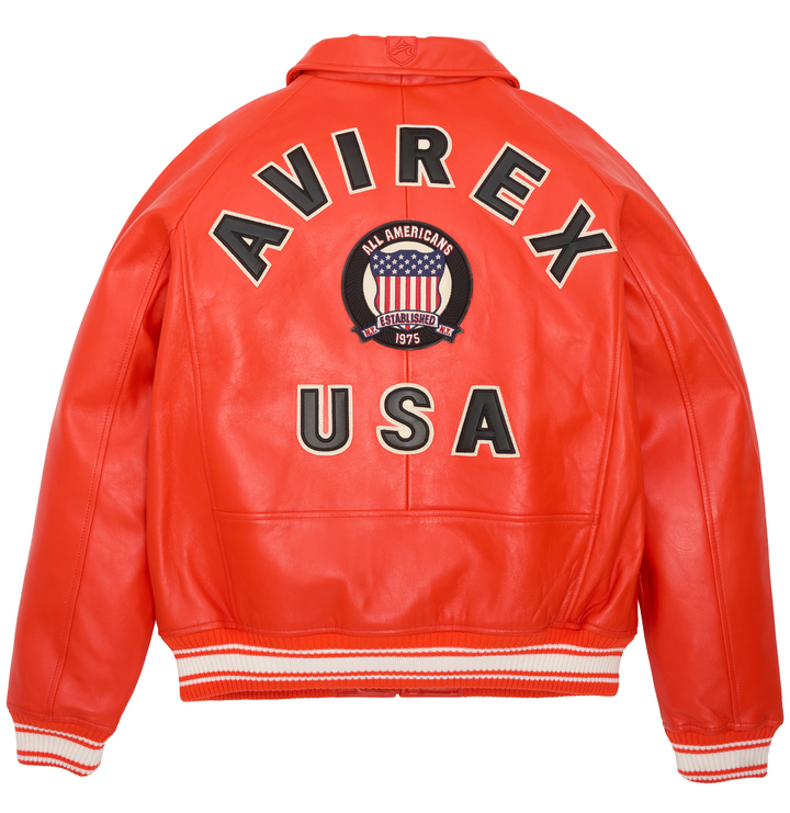 Men’s Red Icon Jacket - Rare Leather