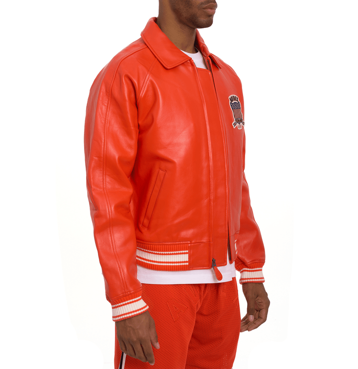 Men’s Red Icon Jacket - Rare Leather