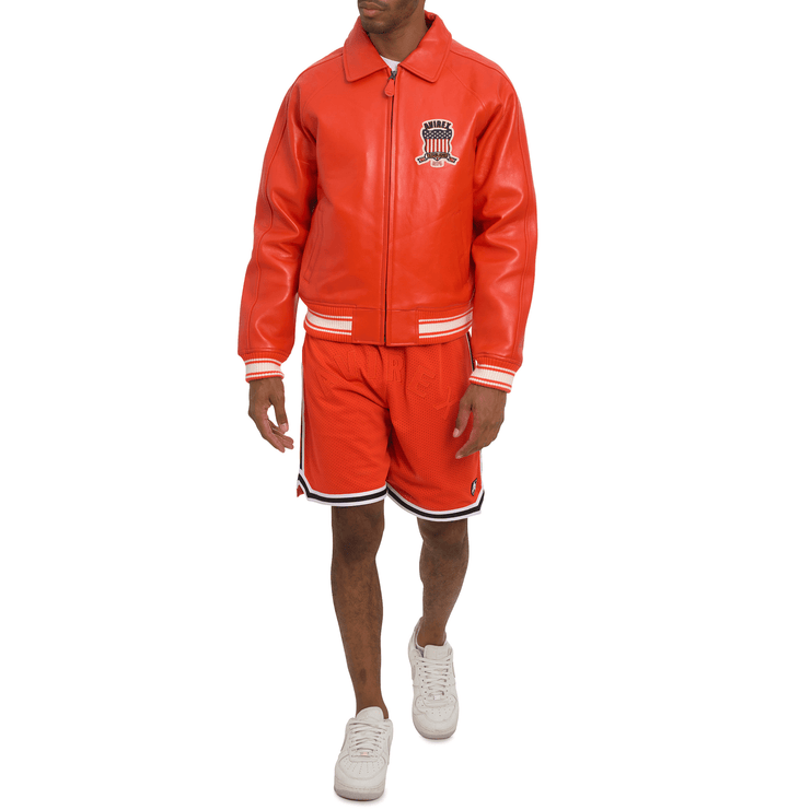 Men’s Red Icon Jacket - Rare Leather