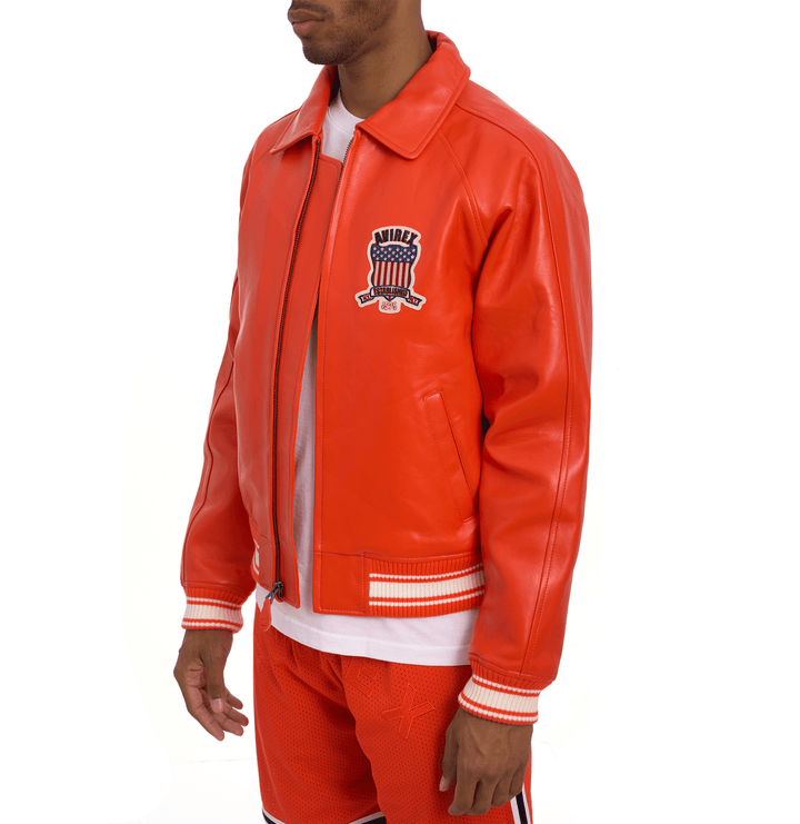 Men’s Red Icon Jacket - Rare Leather