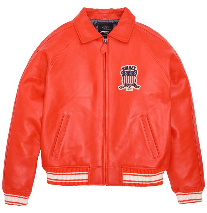 Men’s Red Icon Jacket - Rare Leather