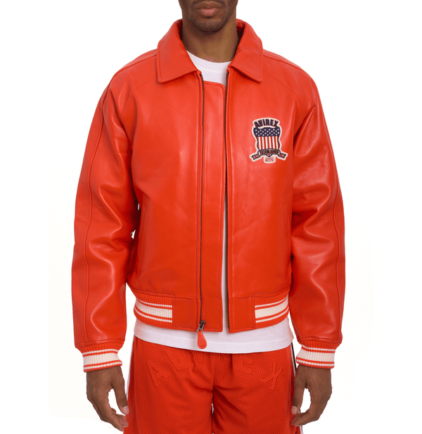 Men’s Red Icon Jacket - Rare Leather