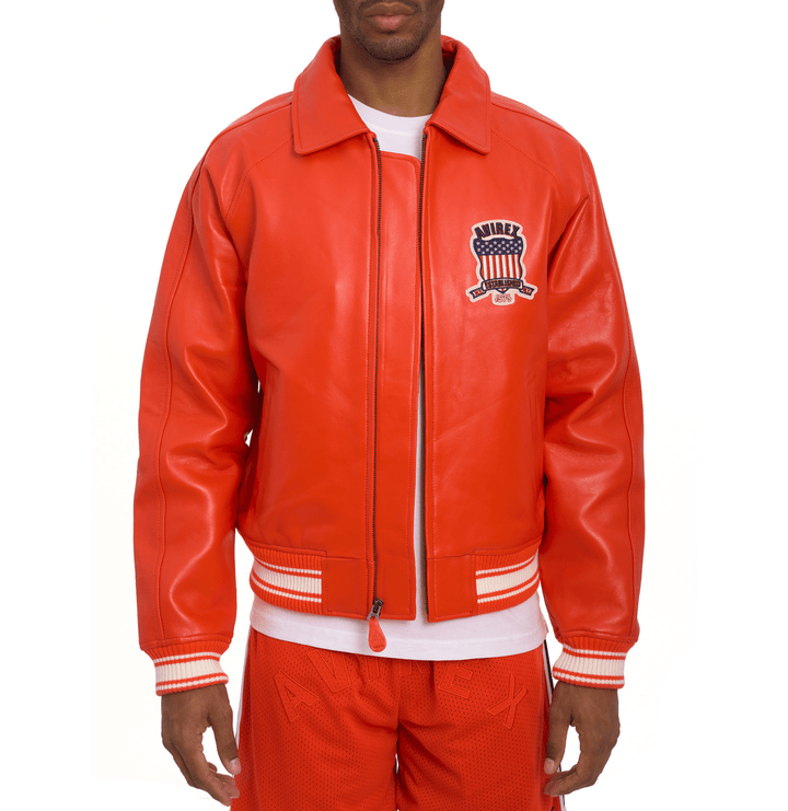 Men’s Red Icon Jacket - Rare Leather