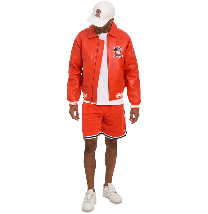 Men’s Red Icon Jacket - Rare Leather