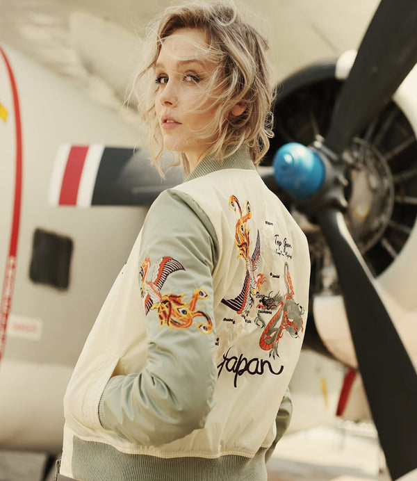 MISS TOP GUN THE FLYING LEGEND JACKET - Rare Leather