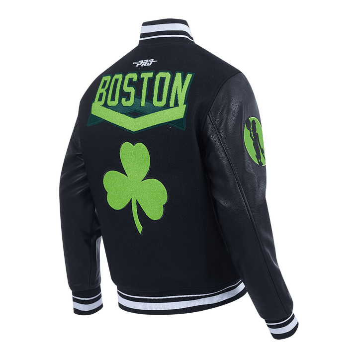 NBA BOSTON CELTICS CITY WOOL VARSITY JACKET - Rare Leather