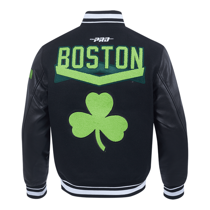 NBA BOSTON CELTICS CITY WOOL VARSITY JACKET - Rare Leather