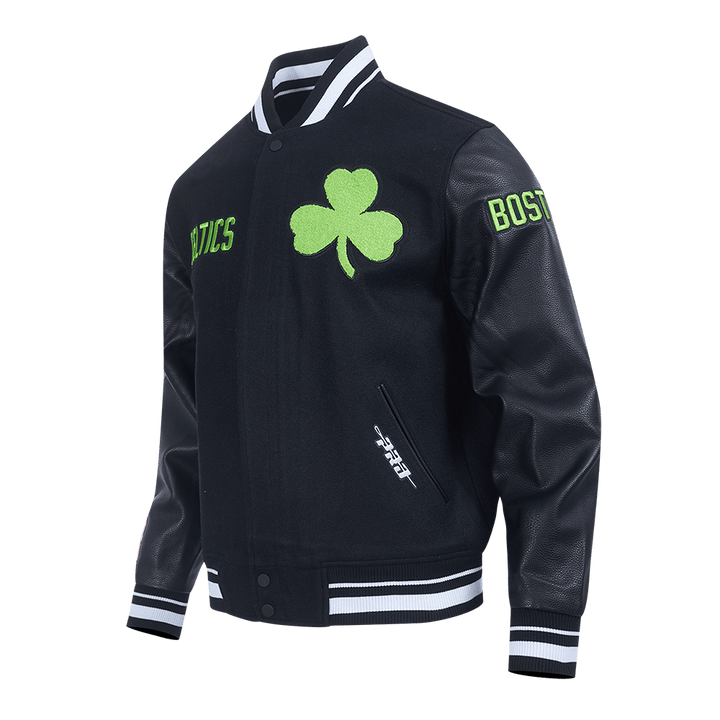 NBA BOSTON CELTICS CITY WOOL VARSITY JACKET - Rare Leather