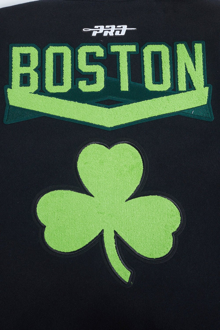 NBA BOSTON CELTICS CITY WOOL VARSITY JACKET - Rare Leather