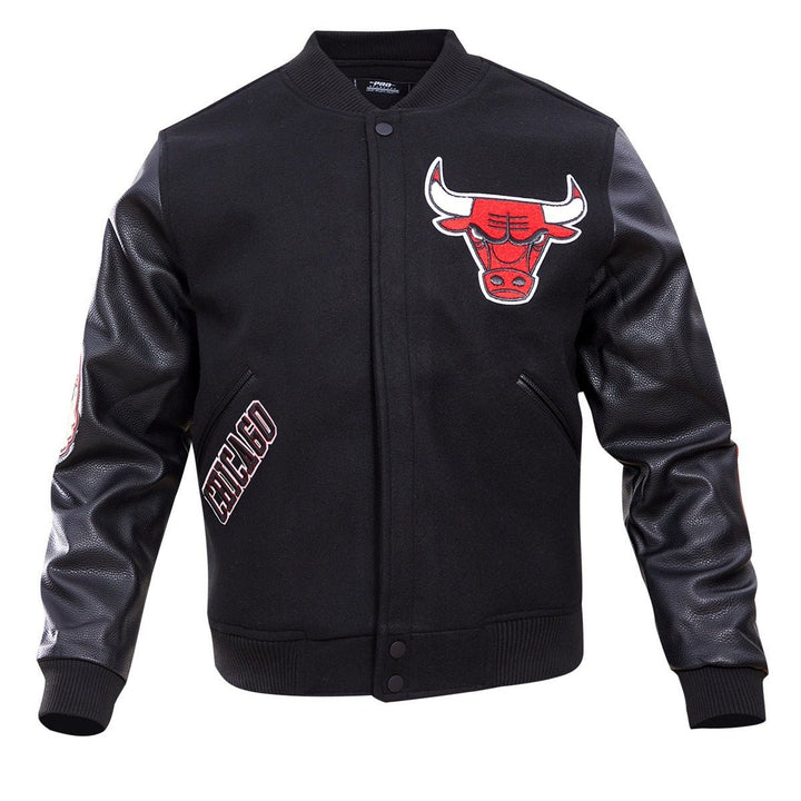 NBA CHICAGO BULLS CLASSIC WOOL VARSITY JACKET - Rare Leather