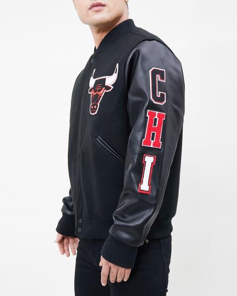 NBA CHICAGO BULLS CLASSIC WOOL VARSITY JACKET - Rare Leather
