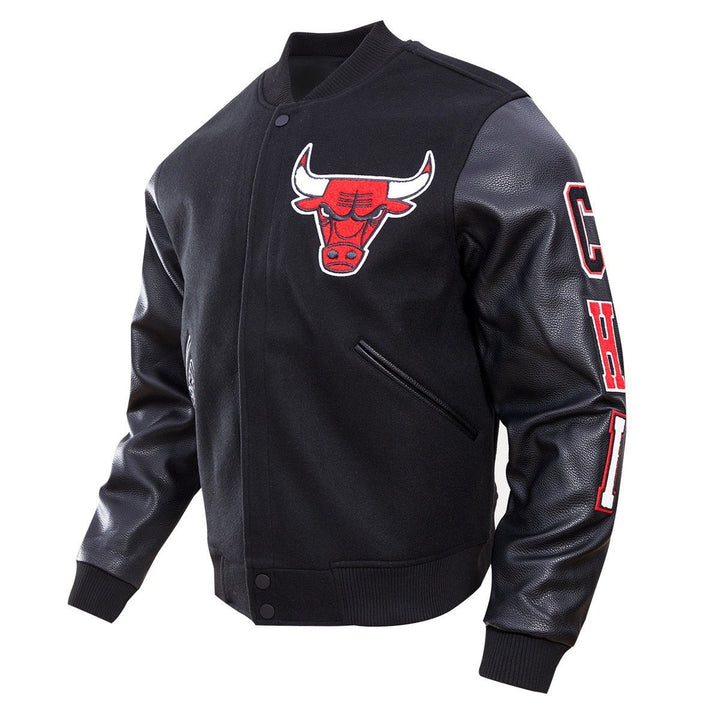NBA CHICAGO BULLS CLASSIC WOOL VARSITY JACKET - Rare Leather