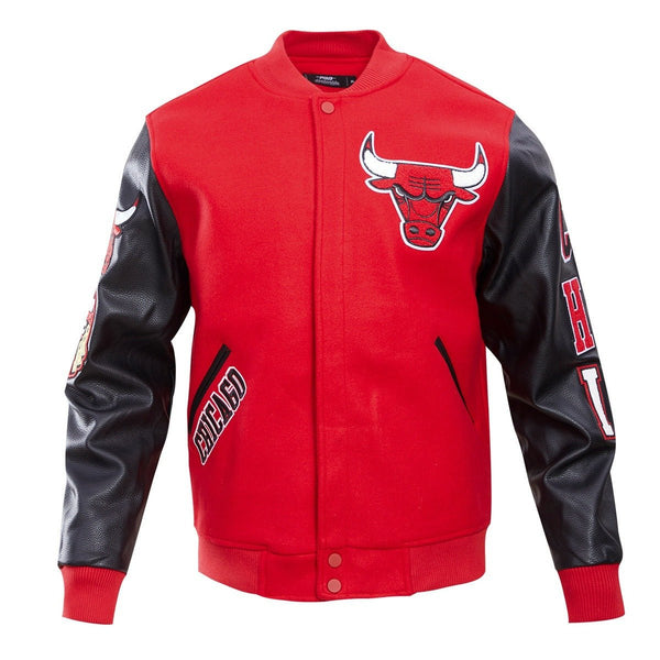 NBA CHICAGO BULLS CLASSIC WOOL VARSITY JACKET - Rare Leather