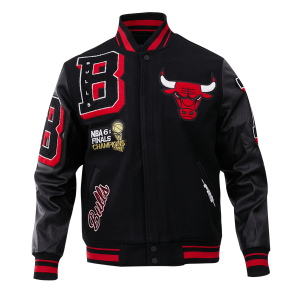 NBA CHICAGO BULLS MASHUP VARSITY JACKET - Rare Leather