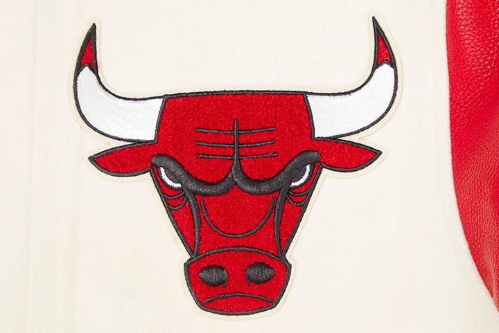 NBA CHICAGO BULLS RETRO CLASSIC RIB WOOL VARSITY JACKET - Rare Leather