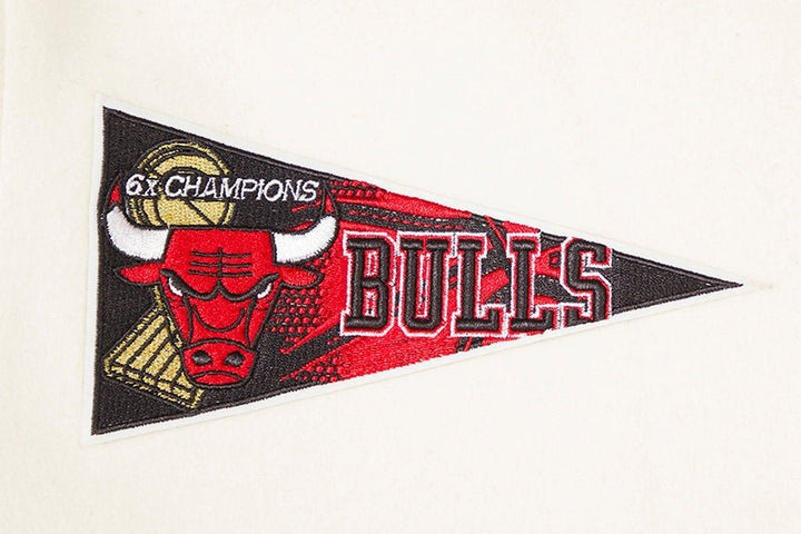 NBA CHICAGO BULLS RETRO CLASSIC RIB WOOL VARSITY JACKET - Rare Leather