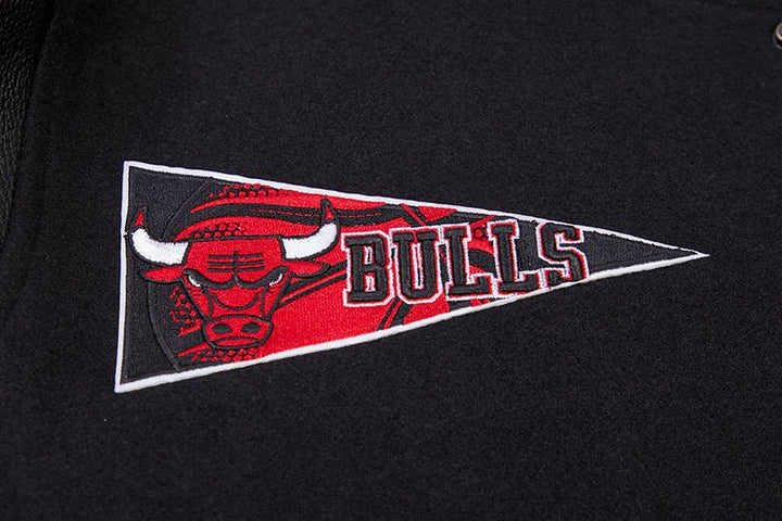 NBA CHICAGO BULLS RETRO CLASSIC WOOL VARSITY JACKET - Rare Leather